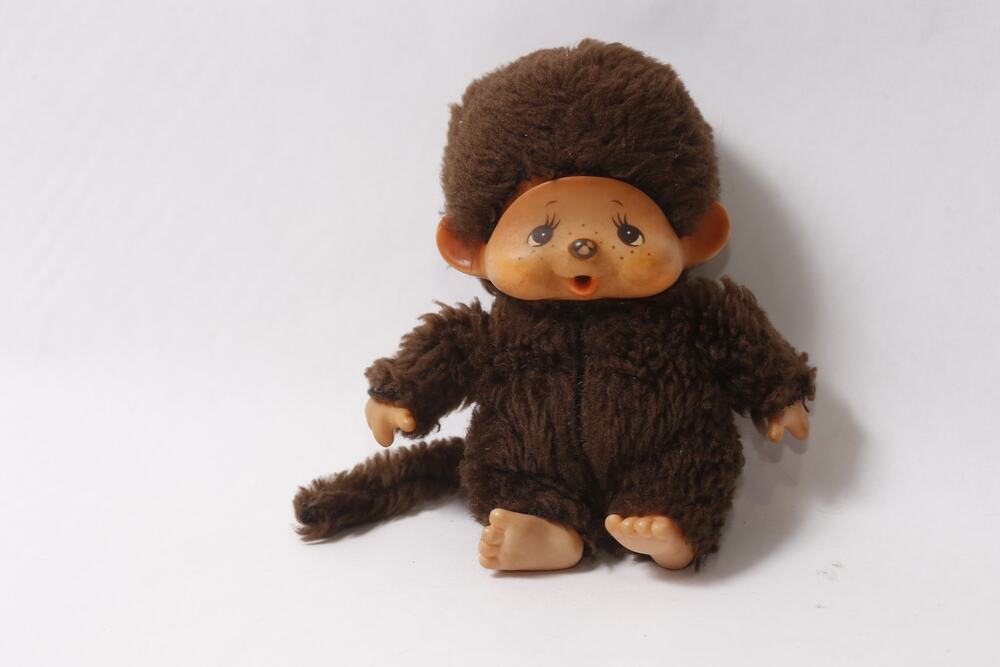 1970s Sekiguchi Monchhichi Baby Monkey Plush Vintage Toy ~ 260730-WH 462